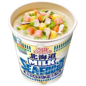 Nissin Cup And Milk Seafood Road Noodles 81g