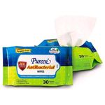 Pureen AntiBacterial Baby Wipes Aloe Vera And Cucumber 2×30 Sachet