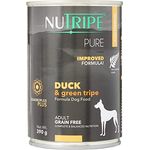 Nutripe Nut3759 Pure Wet Dog Food Duck& Green Tripe 390g