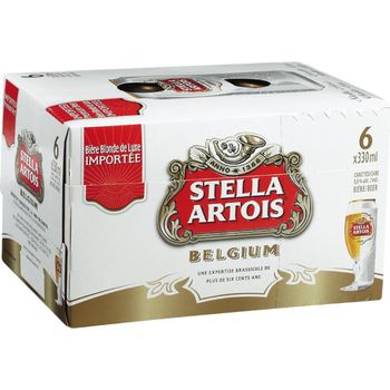 Stella Artois cans 6pcs 330ml