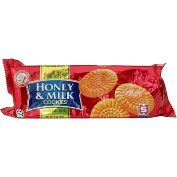 Hup Seng Cap Ping Pong Honey And Milk Cookies 84g