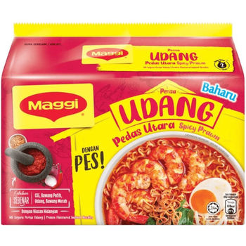 Maggi Perisa Udang Pedas Utara 5 x 89g