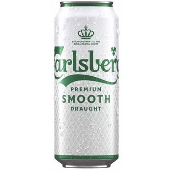 Carlsberg Premium Smooth Beer Can 500ml
