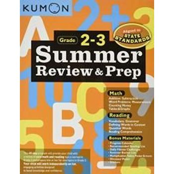 Kumon Summer Review And Prep 2 To 3