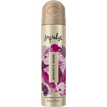 Impulse Women Body Spray Aerosol Deodorant Romantic Spark 75ml