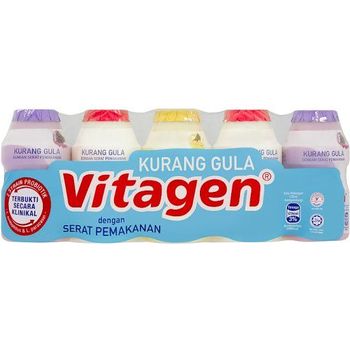 Vitagen Less Sugar Cultured Milk Assorted 5 x 125ml