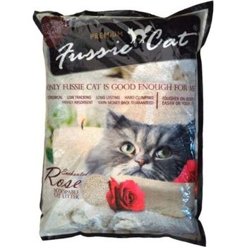 Fussie Cat Litter Enchanted Rose Scoopable 10l