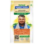 Dehaat Honest Farms Unpolished Red Masoor Dal Split 500g