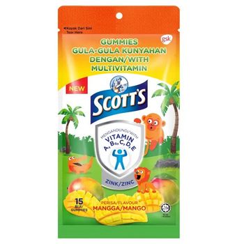 Scott's Gummies With Multivitamin Mango Flavor 45g