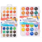 Giorgione Watercolor Cakes Set With Paint Brush 28/36 Colors