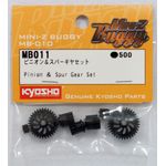 Kyosho Mini Z MB011 Pinion & Spur Gear Set for Mini Z Buggy