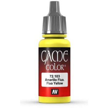 Vallejo Game Color Paint Fluorescent Yellow 17ml