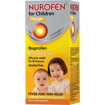 Nurofen For Children Orange Flavour 60ml