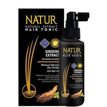 Natur Hair Tonic Ginseng Extract Anti Hairfall 90ml