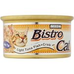 Bistro Cat Canned Food Light Tuna Fish And Crab 80g