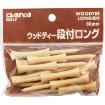 Daiya Woodtee Stepped Golf Tee 80mm