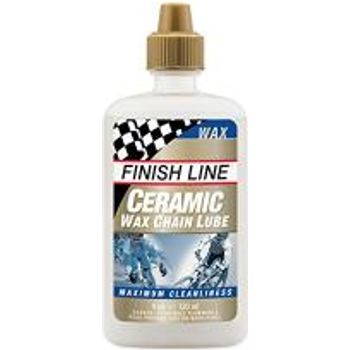 Finish Line Ceramic Wax Bicycle Chain Lube 4-ounce Drip Squeeze Bottle