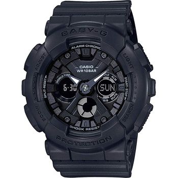 Casio Baby G Women's Ba130-1adr Metallic Series Watch Resin Glass Black
