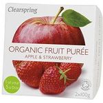 Clearspring Organic Fruit Puree Apple And Strawberry 200g