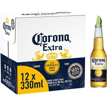 Corona Lager Beer Bottles 12pcs 330ml