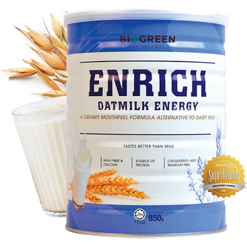 Biogreen Enrich Oatmilk 850g