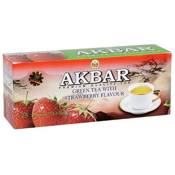 Akbar Green Tea with Strawberry 37.5g