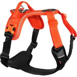 Non-Stop Dogwear Ramble Harness S Black Orange