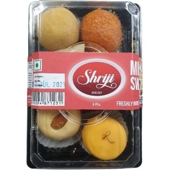 Shriji Mixed Indian Sweets 6pcs