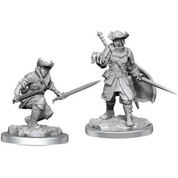 Magic The Gathering Unpainted Minis: W4 Thraben Inspector & Tireless Tracker