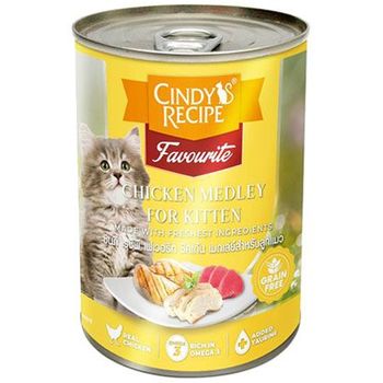 Cindy Recipe Kitten Chicken and Tuna 400g