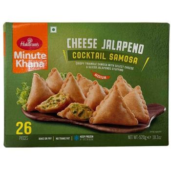 Haldiram's Cheese Jalapeno Cocktail Samosa 520g