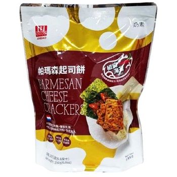 ANBAO Parmesan Cheese Biscuits Pepper and Spicy Seaweed Flavor 192g
