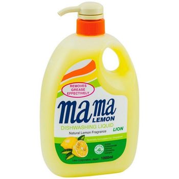 MAMA LEMON DISHWASHING LIQUID NATURAL LEMON REFILL BOTTLE 1L