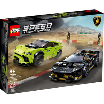 LEGO Speed Champions Lamborghini Urus ST-X & Lamborghini Huracan Super & Trofeo EVO