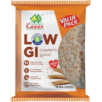Kawan Low Gi Chapatti 8 Pieces 400g