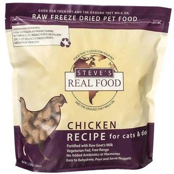 Steves Real Freeze Dried Chicken Dog Food 566g
