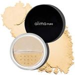Alima Pure Satin Matte Foundation, Loose Mineral Powder Foundation Makeup warm 3 6.5g