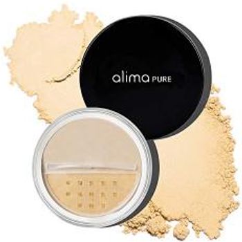 Alima Pure Satin Matte Foundation, Loose Mineral Powder Foundation Makeup warm 3 6.5g