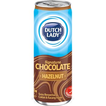 Dutch Lady Chocolate Hazelnut Milk Can 240ml