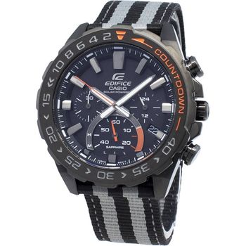 Casio Edifice Solar Sapphire Chronograph Watch Efs-S550BL-1AV, EFSS550BL