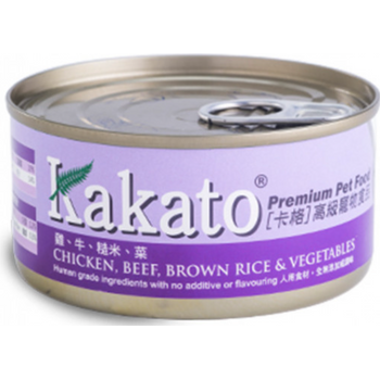 Kakato 70g Chick Beef Brown Rice Veg 雞牛糙米菜