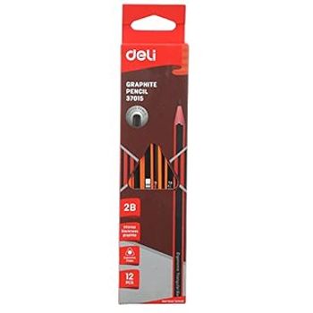 Deli Graphite 2B Pencil 12pcs