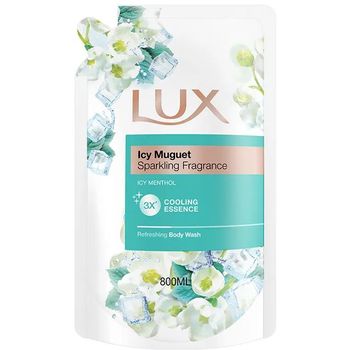 Lux Liquid Body Wash Icy Muguet Refill 800ml