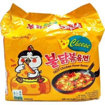 Samyang Hot Chicken Instant Ramen Cheese 140g X 5 