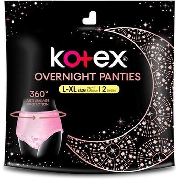 Kotex Overnight Panties L XL Size 2 Sachet