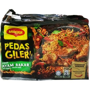 Maggi Hot Heads Instant Noodle Roast Chicken Mee Goreng