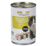 Sumo Cat Canned Food Chunky Sardine In Jelly 400g