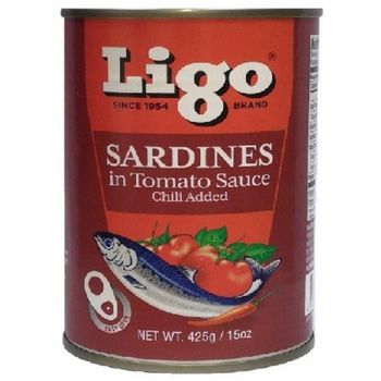 Ligo Sardines In Tomato Sauce Chili Added Easy Open Can 425g