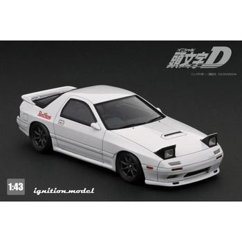 Ignition Model Initial D Mazda Savanna RX-7 Infini FC3S White Diecast Car