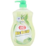 UIC Natural Dish Washing Liquid Sparkling Lime 1l